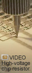 Micropenning a High Voltage Chip Resistor